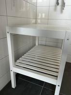 Wit badkamer bankje 58x38 cm - zo goed als nieuw, Huis en Inrichting, Ophalen, Zo goed als nieuw, Wit, Overige typen