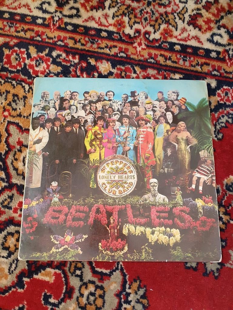The Beatles - Sgt. Pepper's Lonely Hearts Club Band LP, Cd's en Dvd's, Vinyl | Pop, Ophalen, Gebruikt, Gatefold hoes, 12 inch