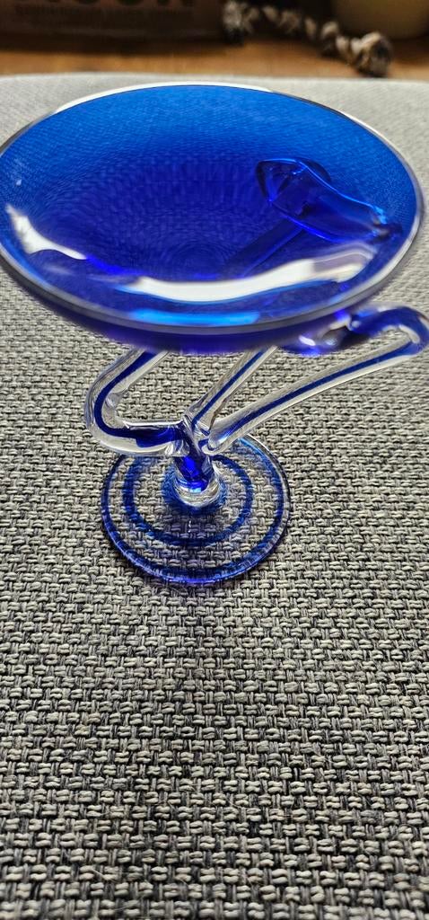 Jozefina Krosno glazen schaal / kunstwerk, Antiek en Kunst, Antiek | Glas en Kristal, Ophalen