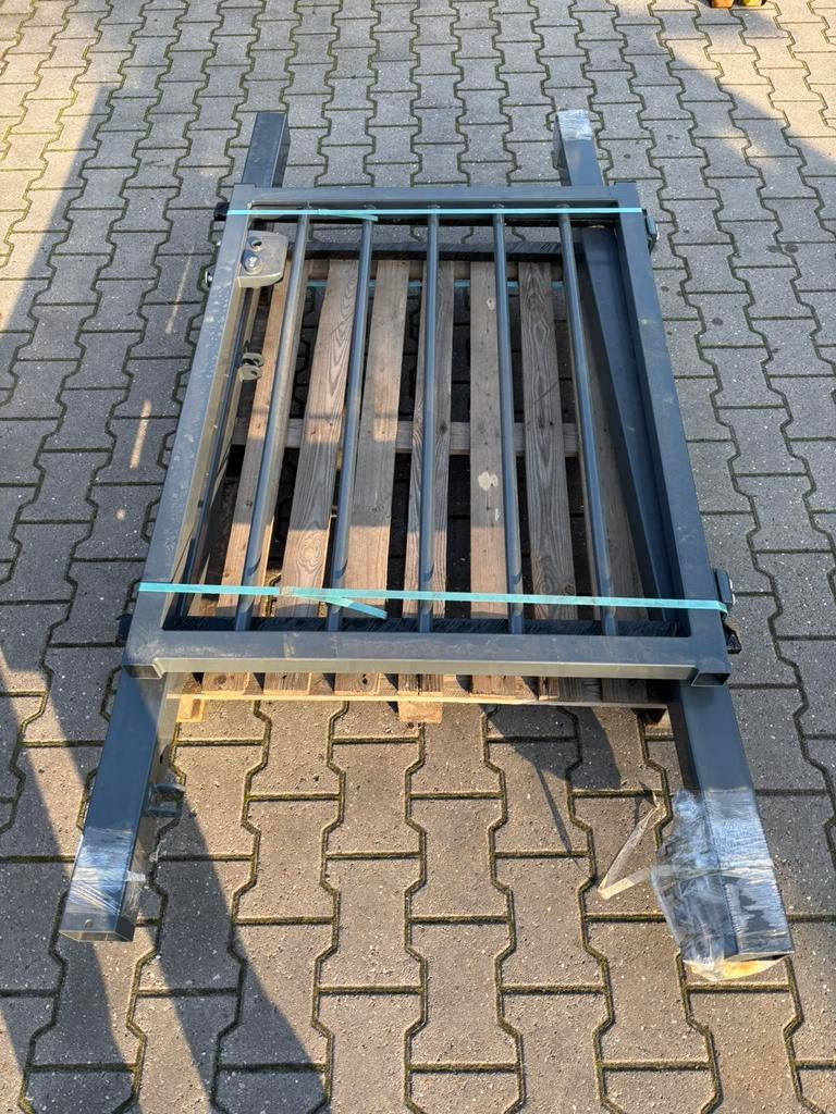 Enkele Spijlenpoort (glad) 100 x 125 centimeter!, Tuin en Terras, Tuinpoorten, Ophalen, S, Minder dan 100 cm, 100 tot 150 cm