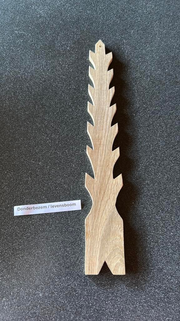 Gevelteken donderbezem en levensboom, Ophalen of Verzenden, Nieuw