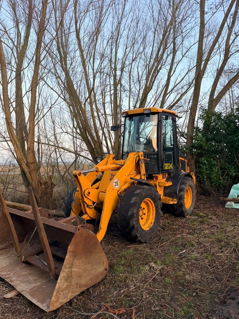 Jcb 407 zx 5 ton shovel wielader met kenteken, Ophalen of Verzenden, Wiellader of Shovel