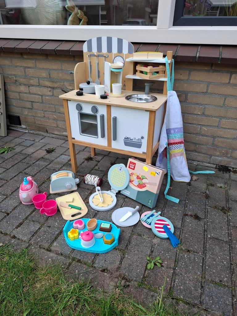 Compleet keukentje, Kinderen en Baby's, Speelgoed | Speelkeukens, Ophalen, Zo goed als nieuw