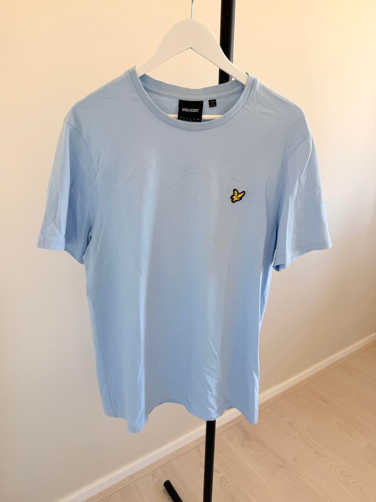 Lyle & Scott T-shirt - Lichtblauw, Ophalen of Verzenden, Zo goed als nieuw, Maat 52/54 (L), Blauw