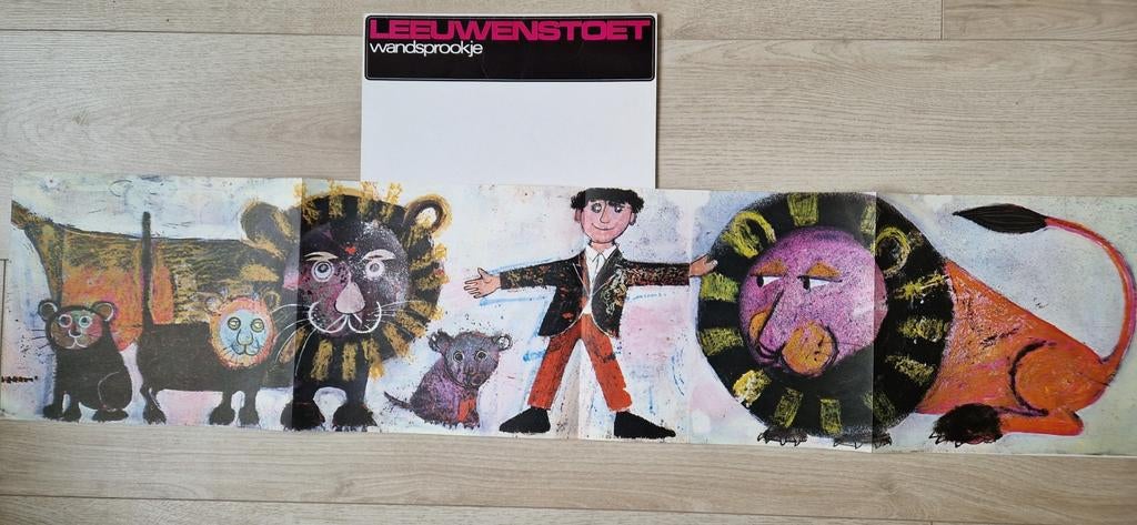 John Burningham vintage midcentury poster 1966 Lionland, Ophalen of Verzenden, Zo goed als nieuw, Overige onderwerpen