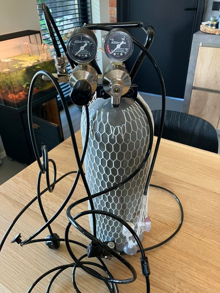 Complete co2 set 3 kg, Dieren en Toebehoren, Ophalen, Zo goed als nieuw