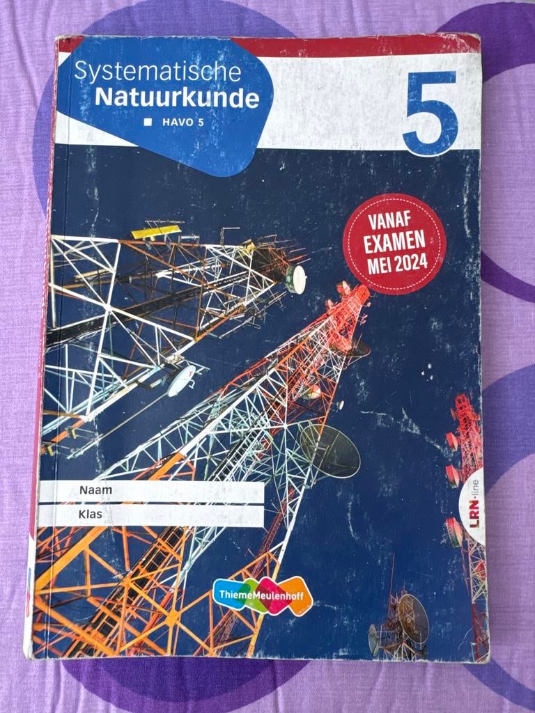 Systematische Natuurkunde HAVO 5 - Examen 2024, Boeken, Verzenden, Gelezen, HAVO, Natuurkunde