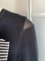 i717 Karen Millen maat 40=M jurk jurkje fijn-gebreid zwart, Maat 38/40 (M), Karen Millen, Zwart, Ophalen of Verzenden