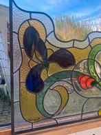 koppel glas in lood ramen, Ophalen of Verzenden