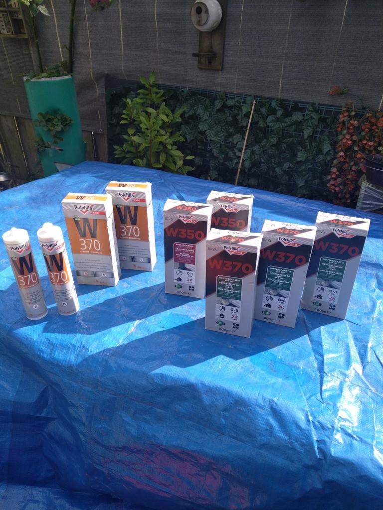 Polyfilla W370 en W350, Ophalen of Verzenden, Nieuw, Wit