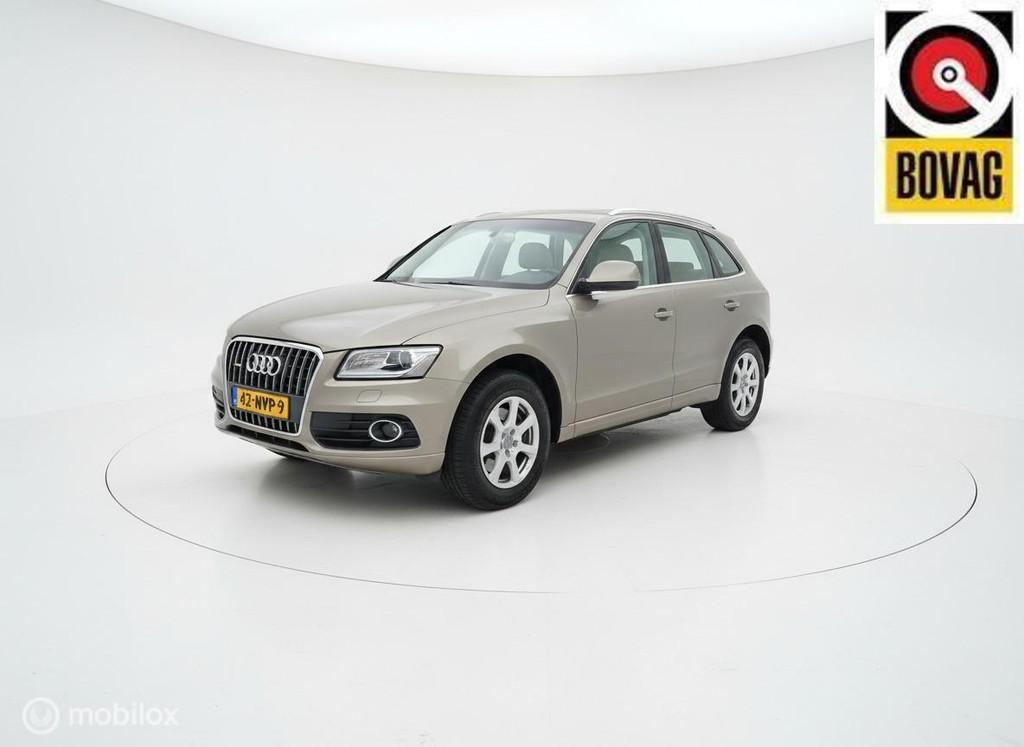 Audi Q5 3.2 FSI QUATTRO 2010 B&O/LED/CRUISE/LEDER/CARPLAY/NL, Auto's, Audi, Gebruikt, Navigatiesysteem, Beige, Vierwielaandrijving