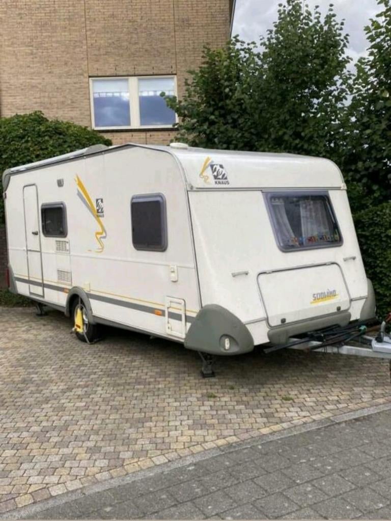 Knaus Sudwind caravan, Caravans en Kamperen, Airco, Particulier, Knaus, Tot en met 6
