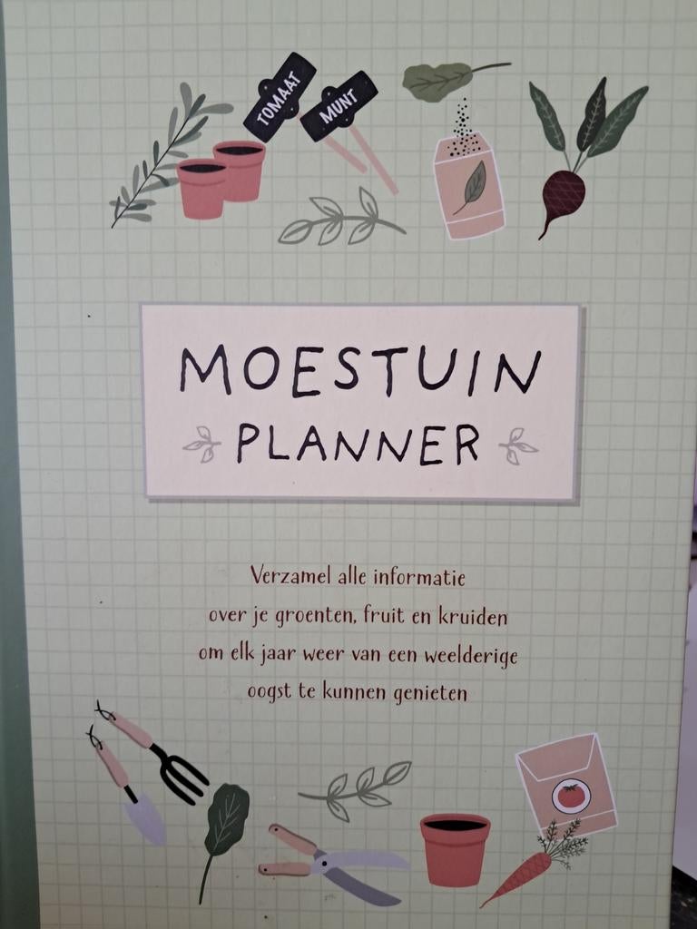 Moestuin Planner, Boeken, Ophalen of Verzenden