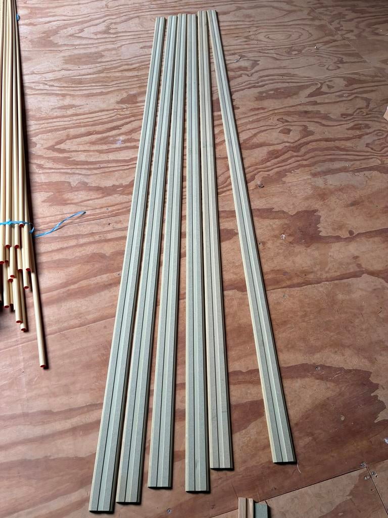 Architraaf deurlijst 6 stuks MDF vochtwerend, Doe-het-zelf en Verbouw, Plinten en Afwerking, Ophalen, Mdf, 250 cm of meer, Lijsten