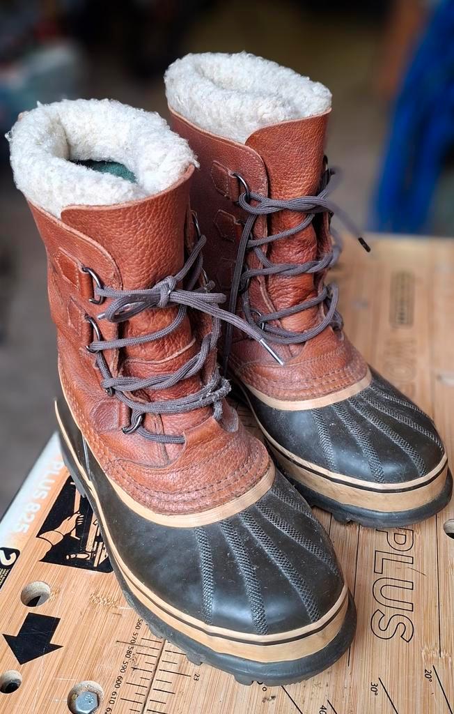 Sorel Caribou Winterboots Maat 42 - Waterdicht & Warm, Kleding | Heren, Schoenen, Gedragen, Boots, Bruin, Ophalen