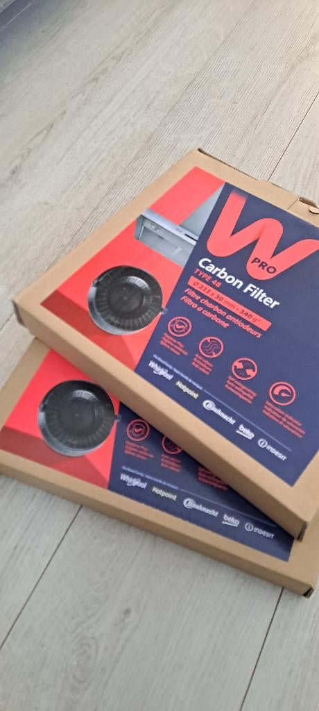 Carbon filters afzuigkap, Ophalen of Verzenden, Nieuw, Recirculatie