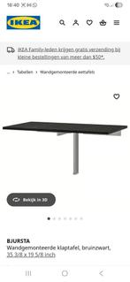Ikea bjursta klaptafel voor wandmontage, Ophalen, Nieuw, Rechthoekig, 50 tot 100 cm