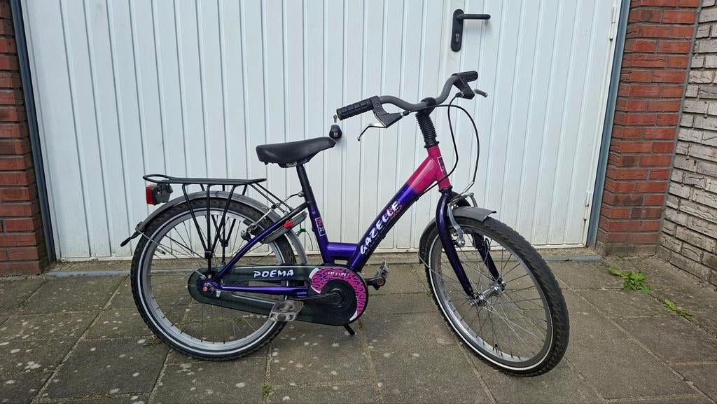 Gazelle Poema 20 inch meidenfiets, Ophalen, Gebruikt, Handrem, 20 inch