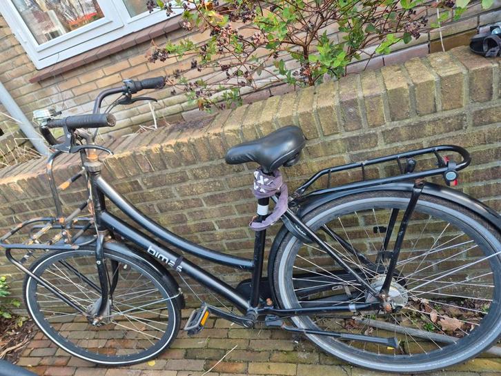 Opknap transport fiets Bimas, Fietsen en Brommers, Fietsen | Dames | Omafietsen, Gebruikt, Versnellingen, Ophalen