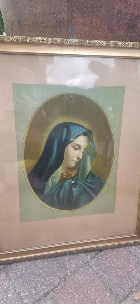 Jezus en Maria, Antiek en Kunst, Kunst | Schilderijen | Klassiek, Ophalen