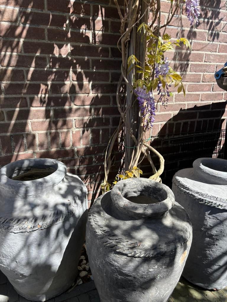 Oude potten 60 cm, Ophalen