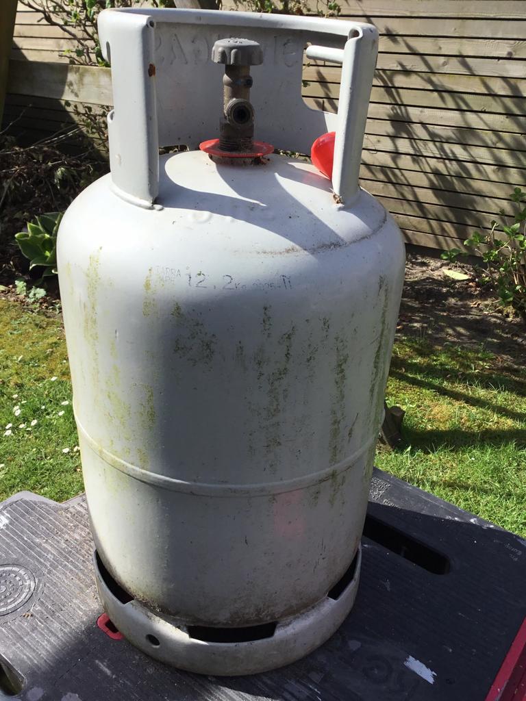 Te koop gasfles 12,2 kg, Ophalen, Gebruikt