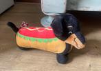Pluchen teckel hotdog pluche, Ophalen of Verzenden, Zo goed als nieuw, Overige typen