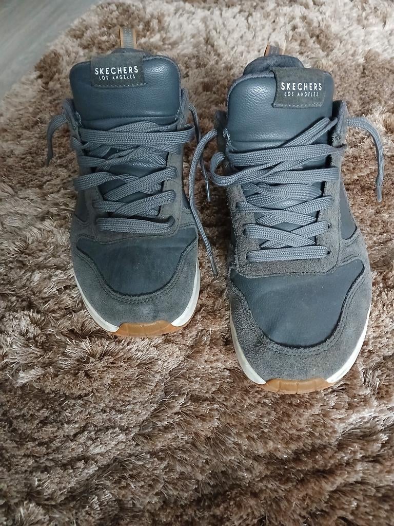 Skechers heren vetersneaker met luchtbrug voor meer comfoor, Blauw, Ophalen of Verzenden, Skechers, Sneakers of Gympen