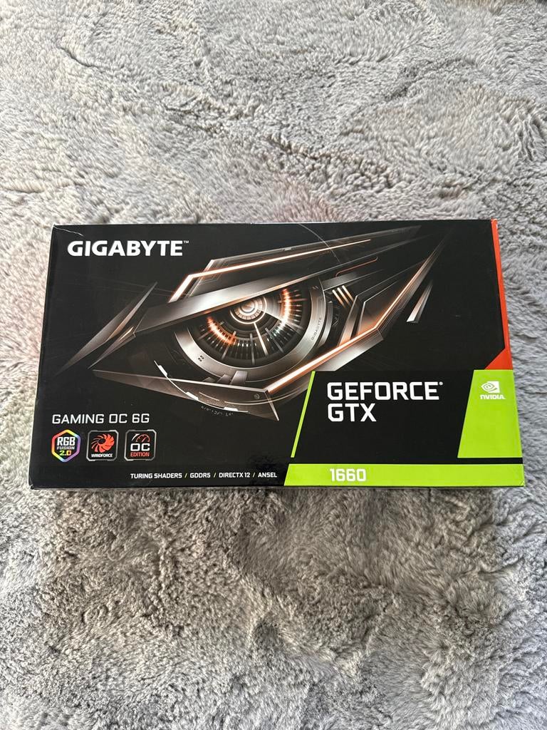 GIGABYTE GEFORCE GTX 1660 GAMING OC 6GB, Computers en Software, Videokaarten, PCI-Express 3, Gebruikt, Ophalen of Verzenden, GDDR5