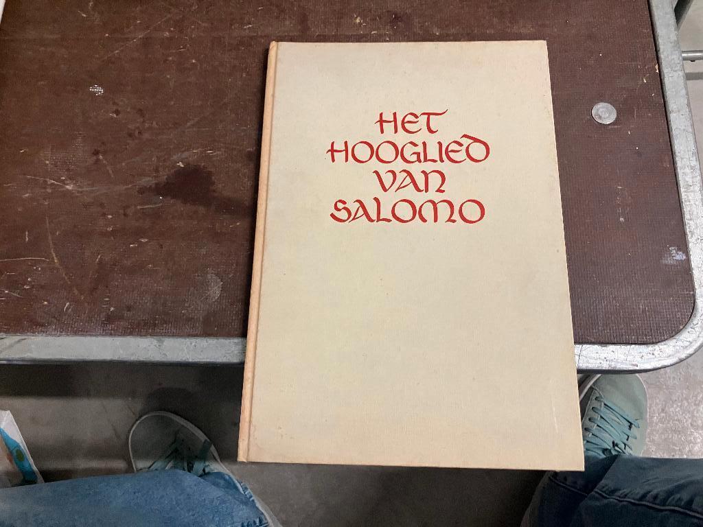 Hooglied van Salomo kalligrafie grafisch Joh. Enschedé, Ophalen of Verzenden