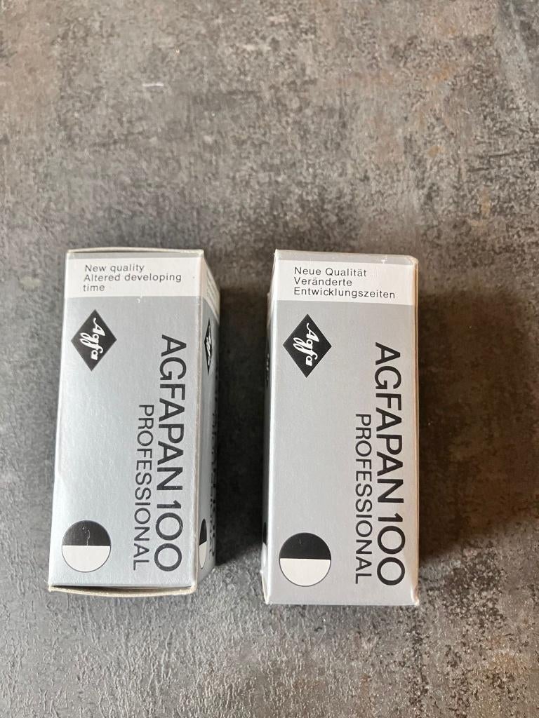 AGFAPAN 100 Professional – Vintage B&W Film 2 stuks, Ophalen, Accessoire