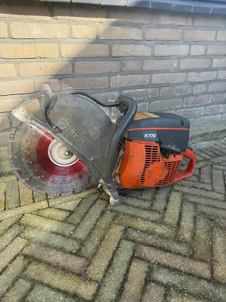 Husqvarna k770 bandenzaag motorzaag motorslijper slijper, Ophalen, Zo goed als nieuw, 1000 watt of meer, Overige typen
