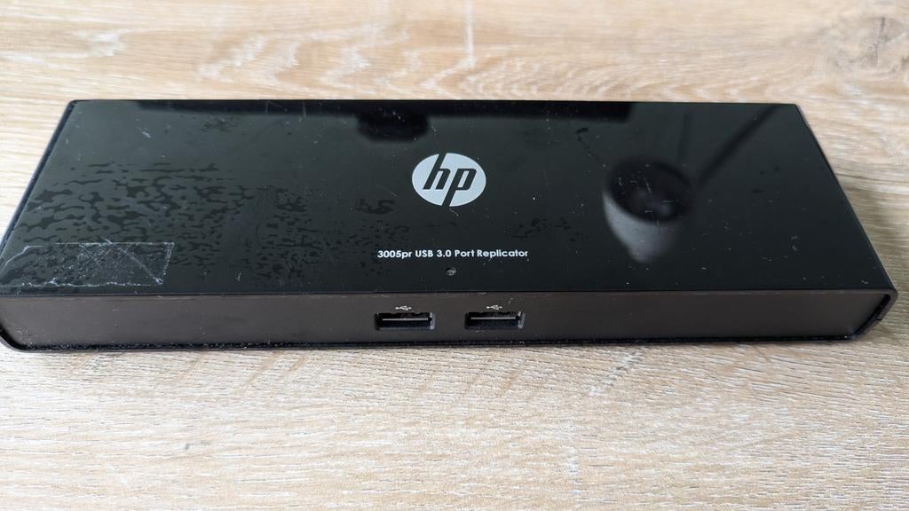 HP 3005pr USB 3.0 Port Replicator Docking Station, Computers en Software, Dockingstations, Laptop, Ophalen of Verzenden, HP, Docking station