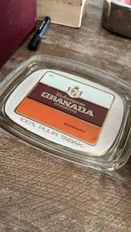 Mooie glazen betaalschotel “Granada senoritas 100% puur, Ophalen of Verzenden, Zo goed als nieuw