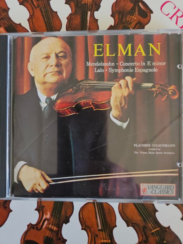 Mischa Elman - Mendelssohn & Lalo Vioolconcerten CD, Cd's en Dvd's, Cd's | Klassiek, Ophalen of Verzenden, Romantiek, Zo goed als nieuw
