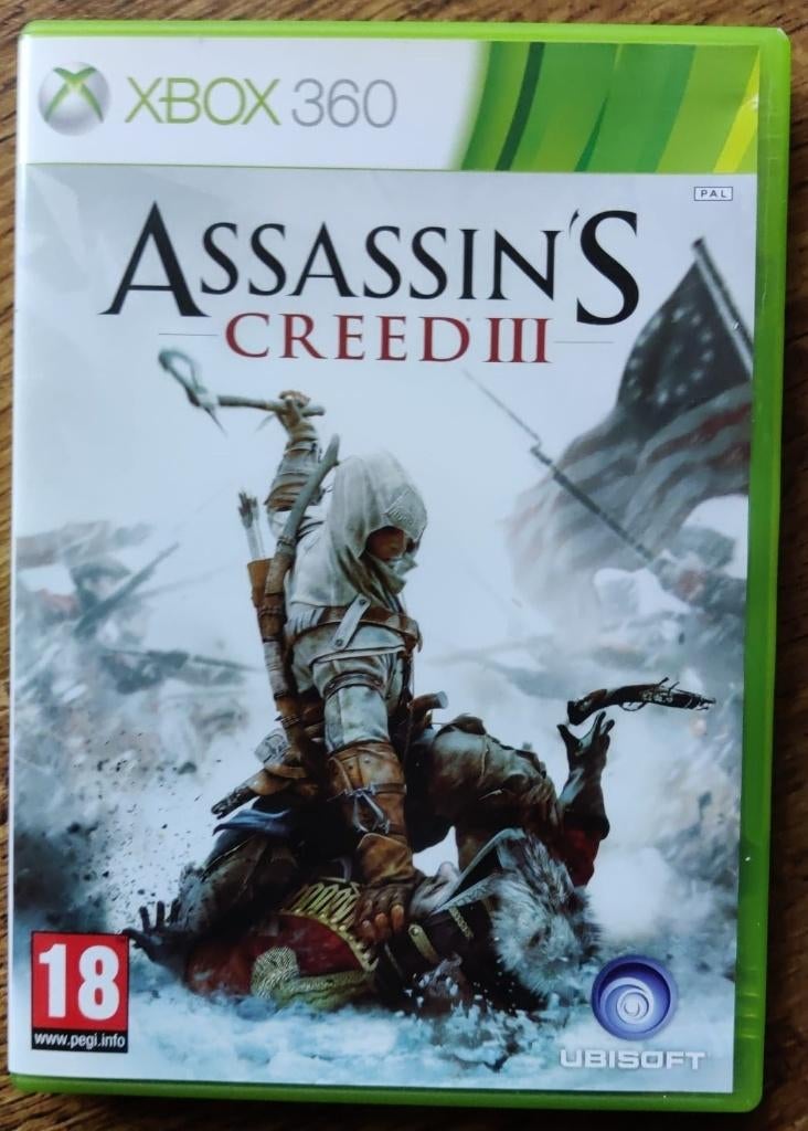 XBOX360 Assasin's Creed III, Vanaf 18 jaar, 1 speler, Zo goed als nieuw, Ophalen