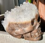 Bergkristal kluster schedel, Ophalen of Verzenden, Mineraal