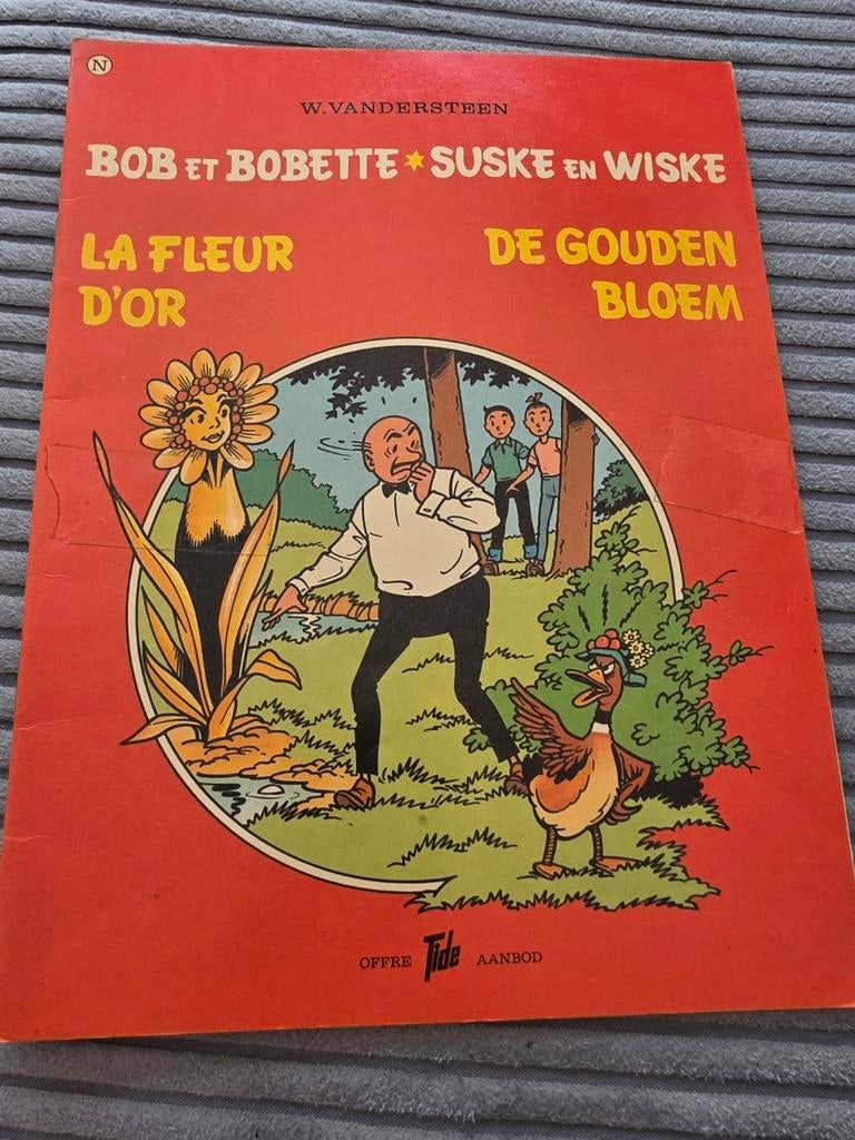 Suske en Wiske / Bob et Bobette - De Gouden Bloem (NL/FR), Boeken, Eén stripboek, Ophalen of Verzenden, Gelezen, Willy Vandersteen