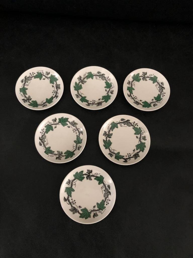 6 Wedgwood Stratford bonbonbordjes 8 cm, Huis en Inrichting, Keuken | Servies, Ophalen, Overige typen, Zo goed als nieuw, Wedgwood