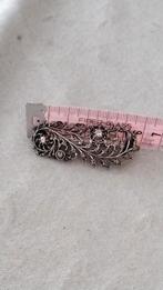 Antiek zilveren veer broche., Ophalen of Verzenden, Zo goed als nieuw, Zilver, Zilver