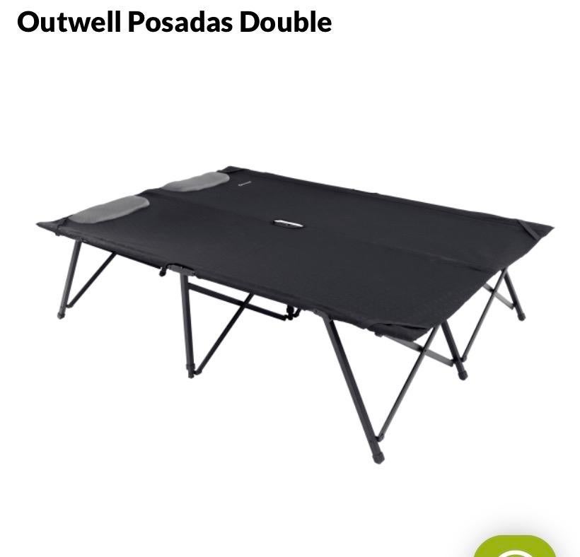 Outwell Posadas Double opvouwbaar stretcher 2 persoons, Ophalen of Verzenden, Gebruikt