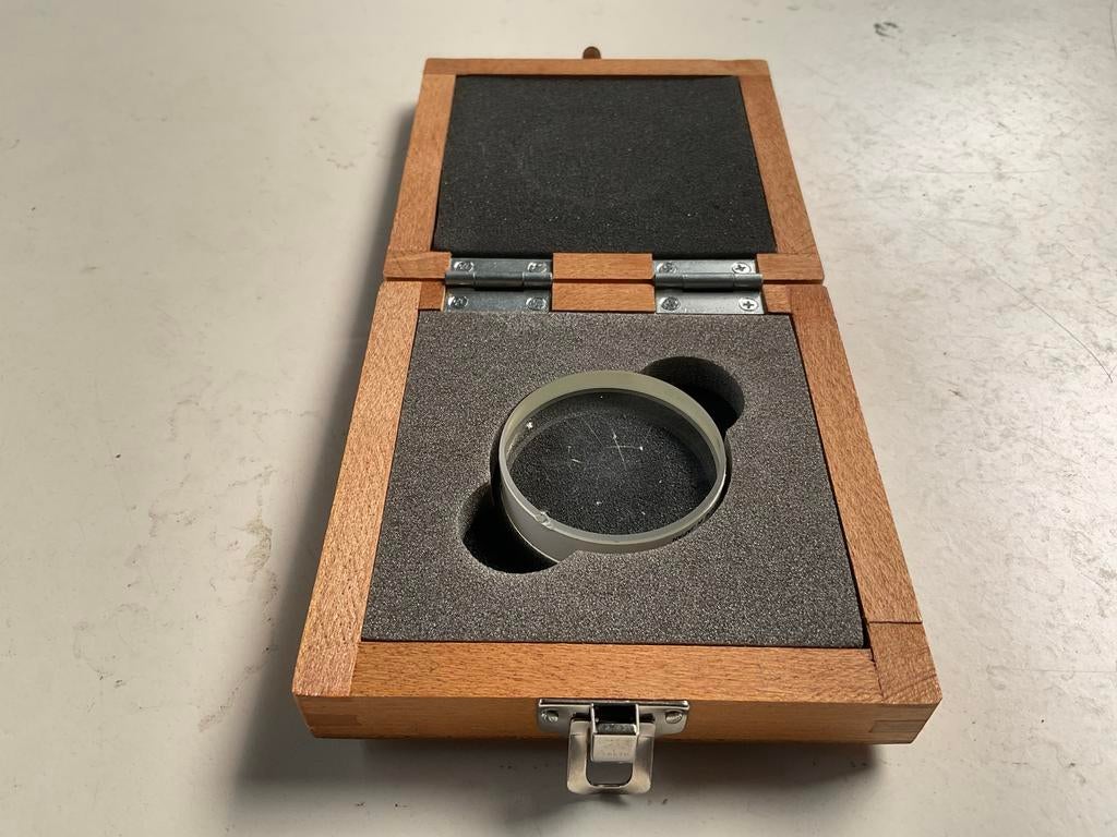 Mitutoyo OF-45A Planglas - Demonstratie Doeleinden, Ophalen of Verzenden, Gebruikt, Minder dan 400x, Onderdelen of Toebehoren