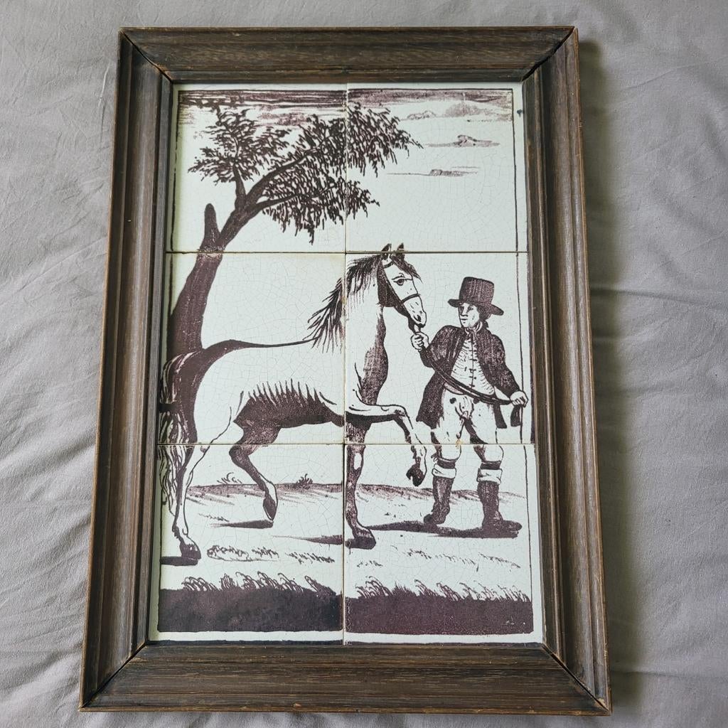 Boer / edelman met paard, Ophalen of Verzenden