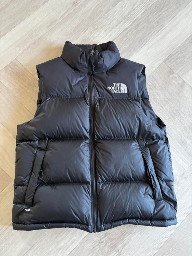 The North Face Nuptse bodywarmer maat L, Ophalen of Verzenden, Zo goed als nieuw, Maat 52/54 (L), Zwart
