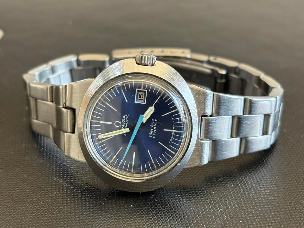 Omega Genève Dynamic dames horloge., Sieraden, Tassen en Uiterlijk, Ophalen of Verzenden, Zo goed als nieuw, Staal, Omega