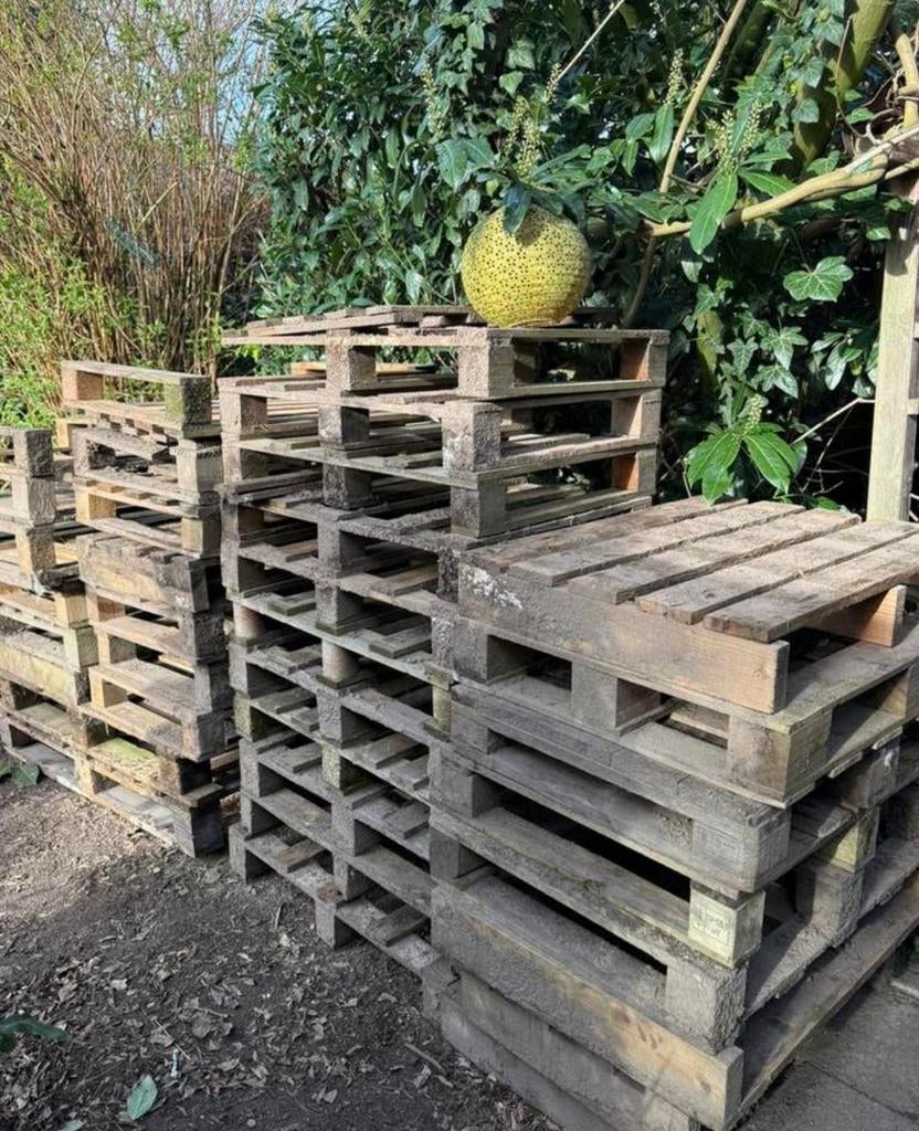 Gratis pallets., Doe-het-zelf en Verbouw, Hout en Planken, Ophalen, Zo goed als nieuw, Pallet, Minder dan 200 cm