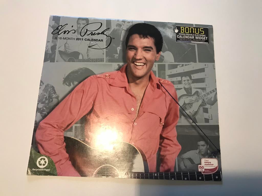 Elvis Presley kalender 2011, Ophalen of Verzenden, Zo goed als nieuw