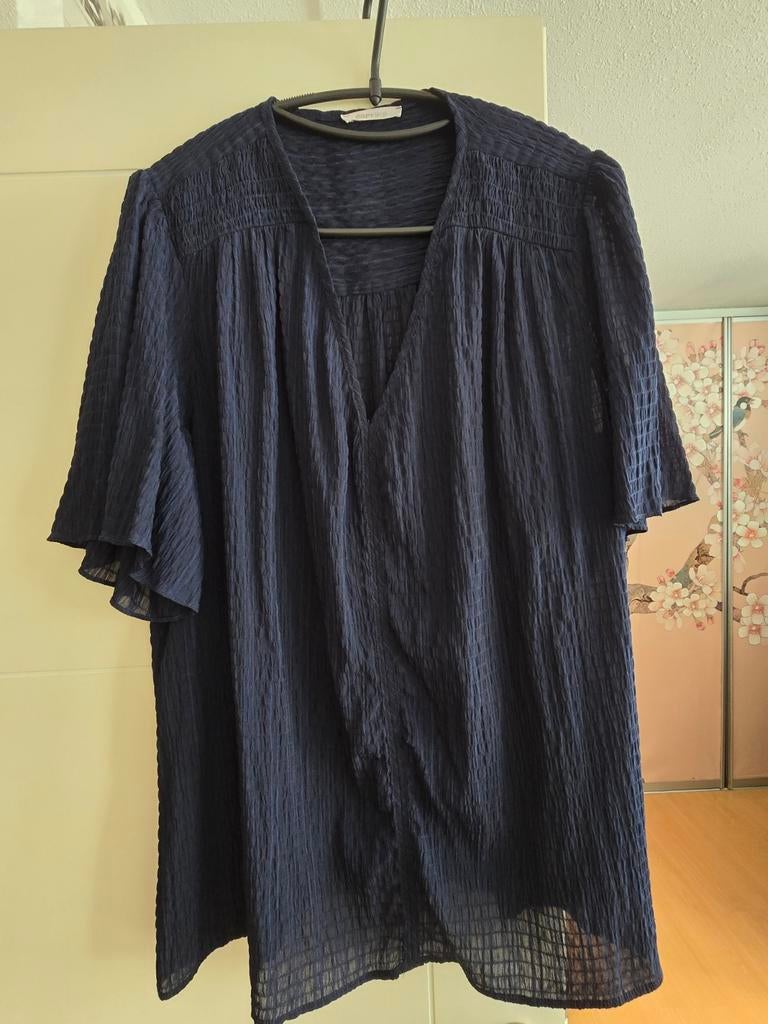 Paprika top, donker blauw, maat 46, zo goed als nieuw, Ophalen of Verzenden