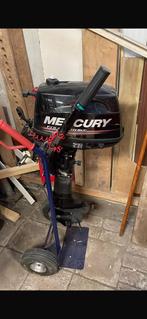 Mercury 6pk 4-takt met BB heavy duty 320 rubberboot, Ophalen, 5 tot 10 pk, Viertaktmotor, Zo goed als nieuw