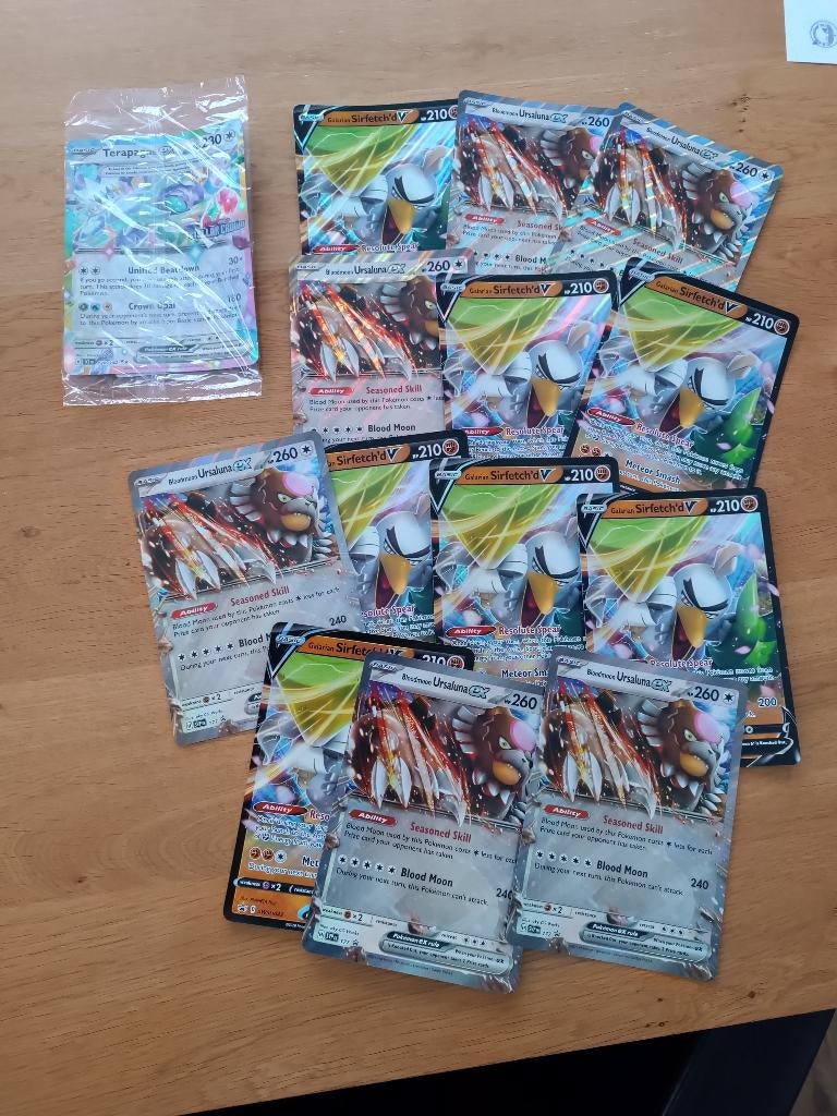 Pokemon kaarten, Ophalen of Verzenden, Nieuw, Meerdere kaarten, Foil